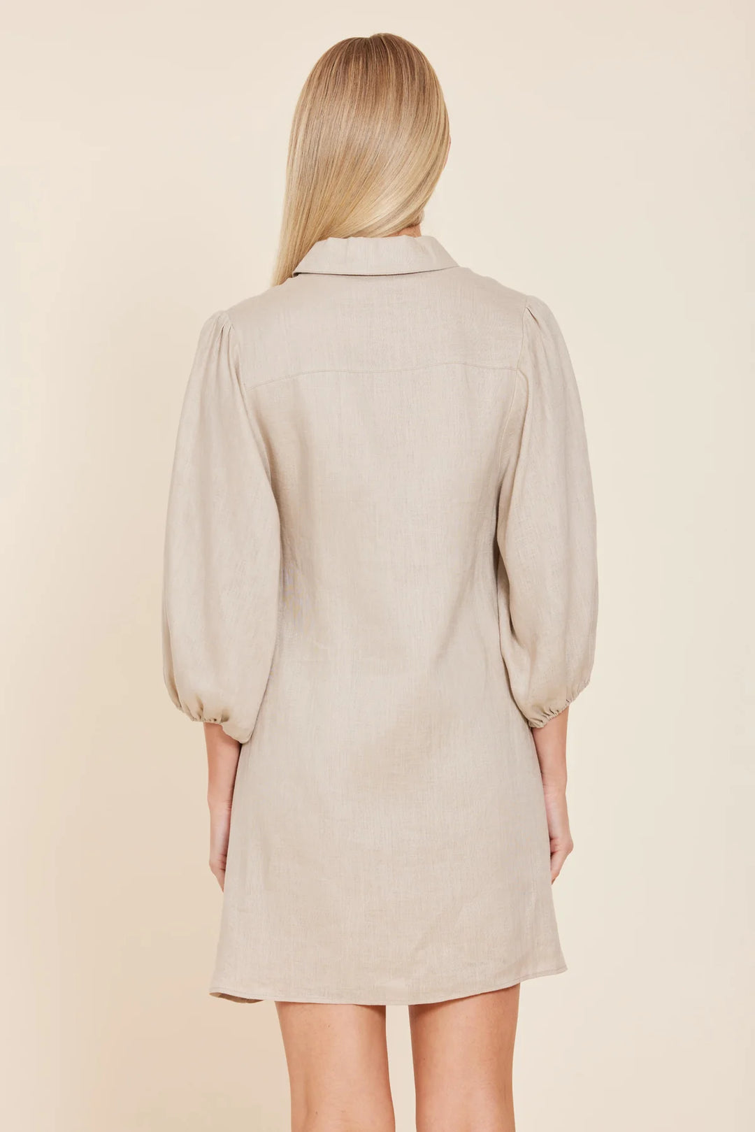 Linen Tunic Shirt Dress