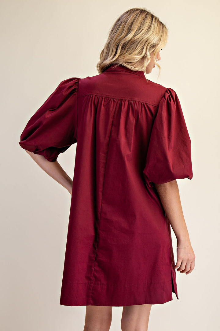 Bubble Sleeve Dress