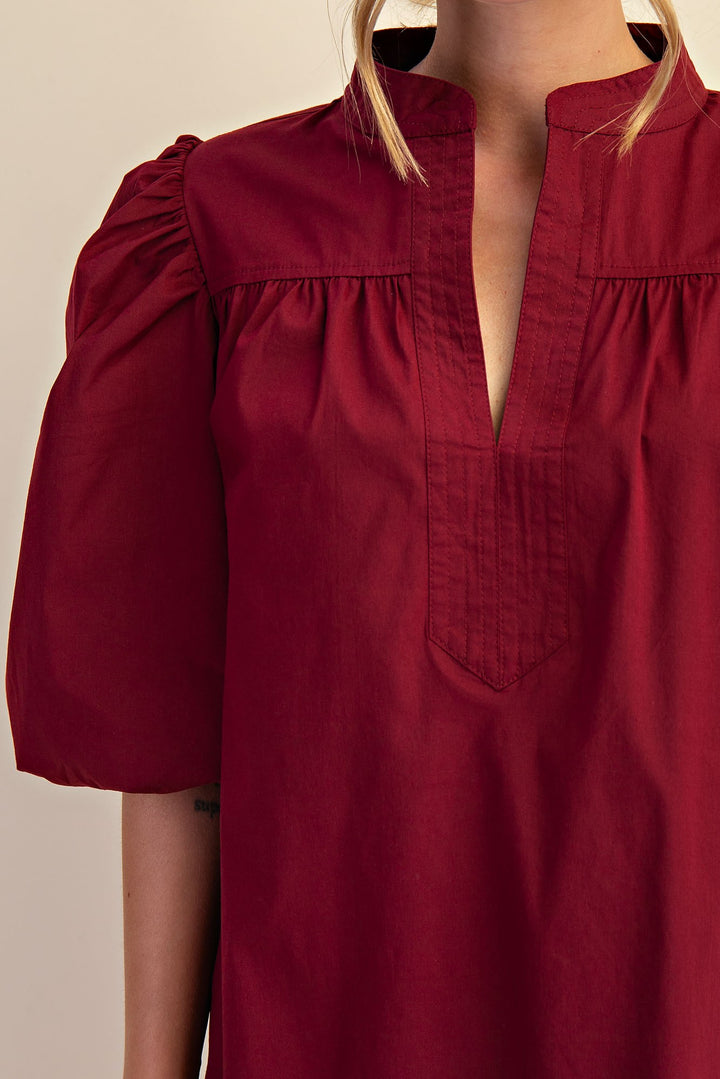 Bubble Sleeve Dress