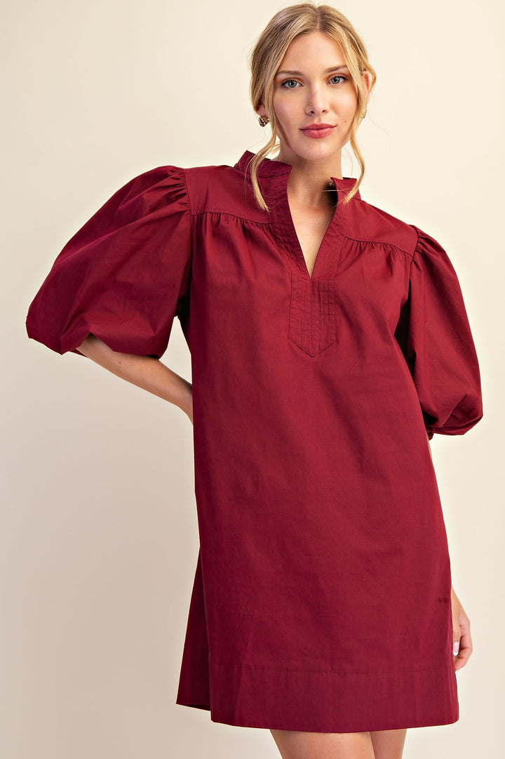 Bubble Sleeve Dress