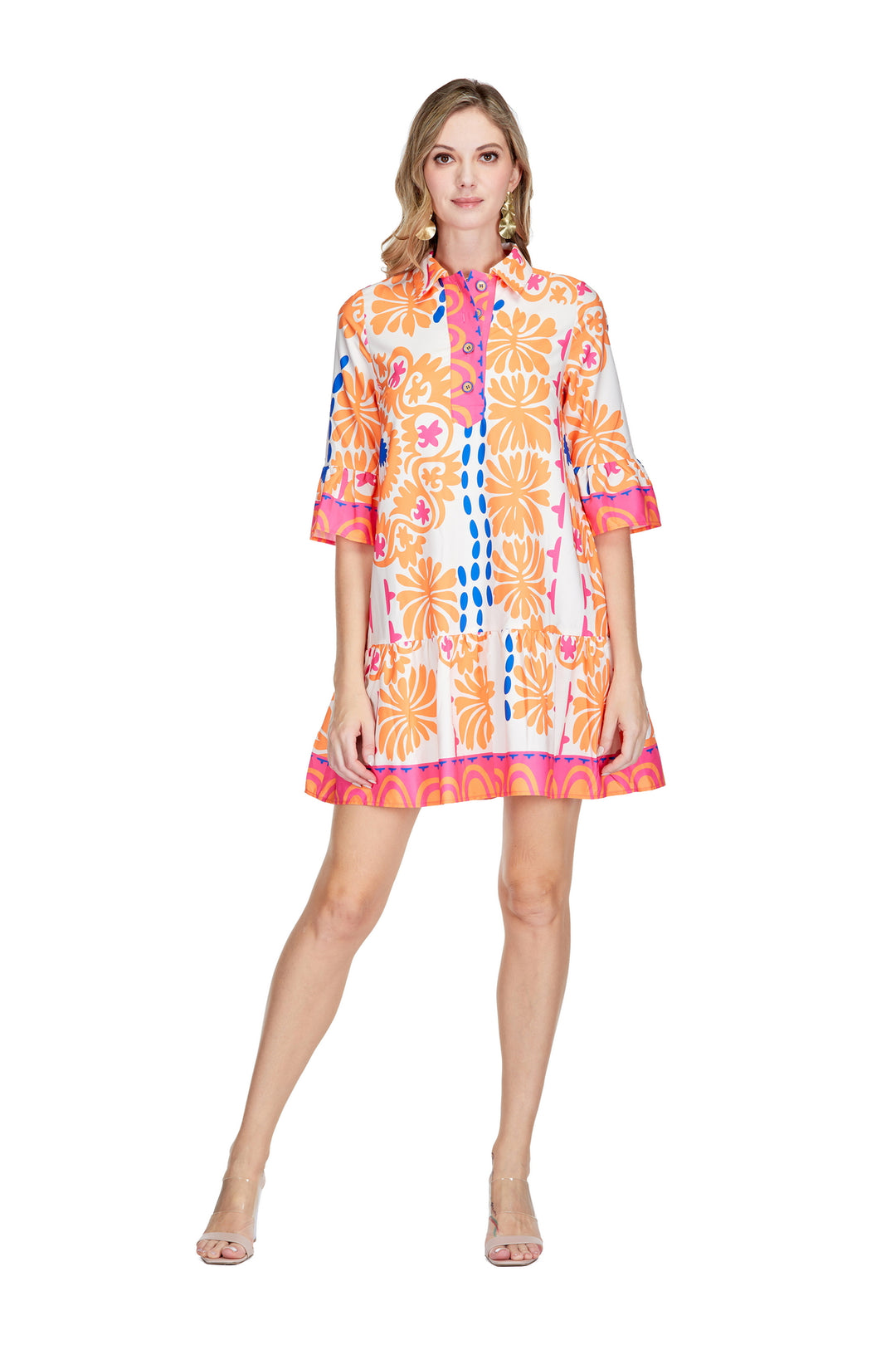 Bold Summer Print Dress
