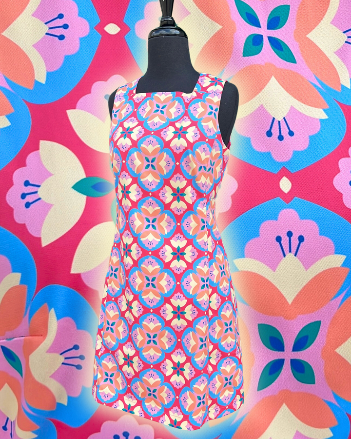 Dancing Daisy Print Dress Quality Women&