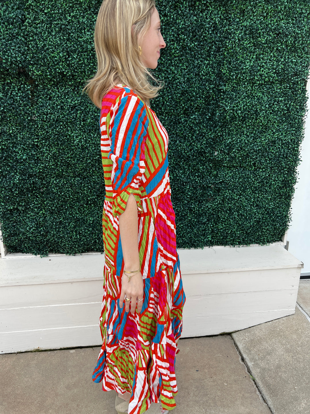 Dress Addict Brand Tres Chic Boutique tres chic textured cotton colorful