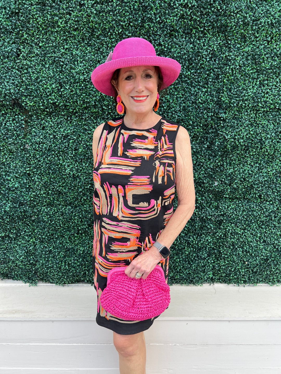 Embroidered Paint Dress THML Dresses Boutique Houtons Texas Boutique