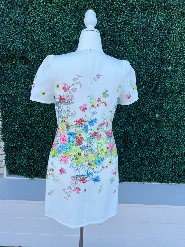 Floral Garden Print Dress High End Women's Online Boutique