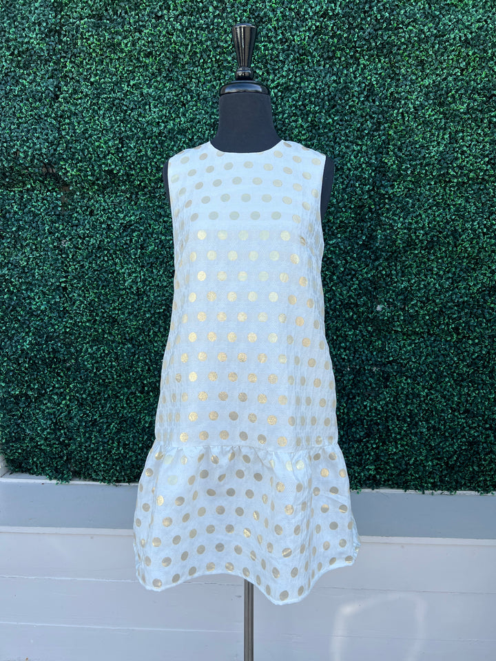 Gold & White Daisy Dress | Women's Dresses | Tres Chic Boutique