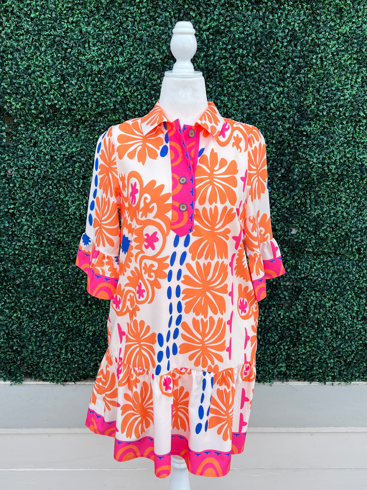 Bold Summer Print Dress