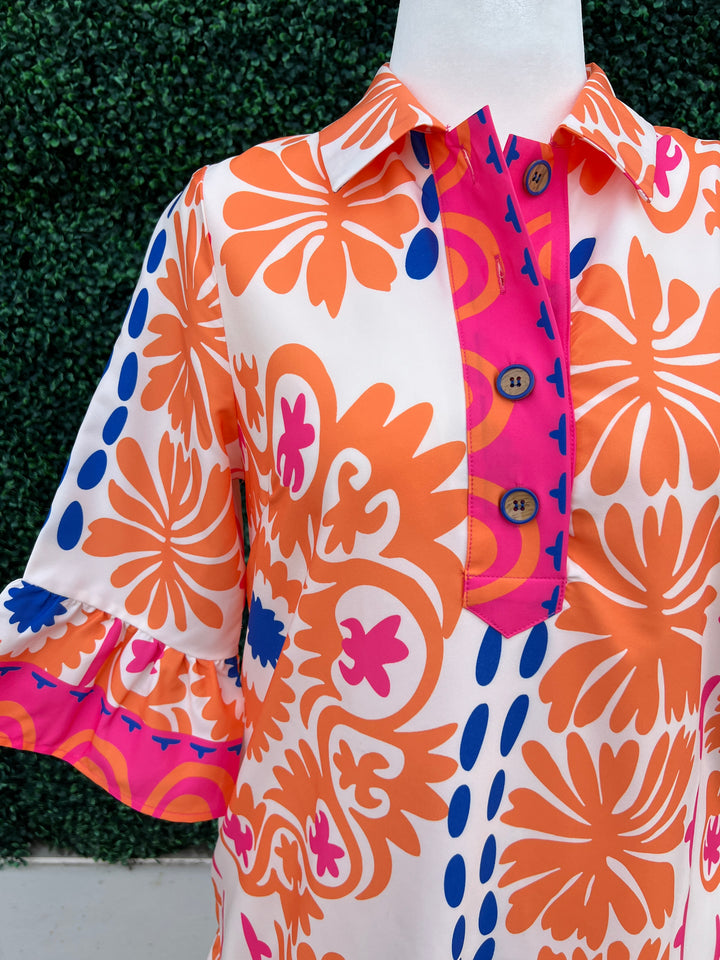 Bold Summer Print Dress
