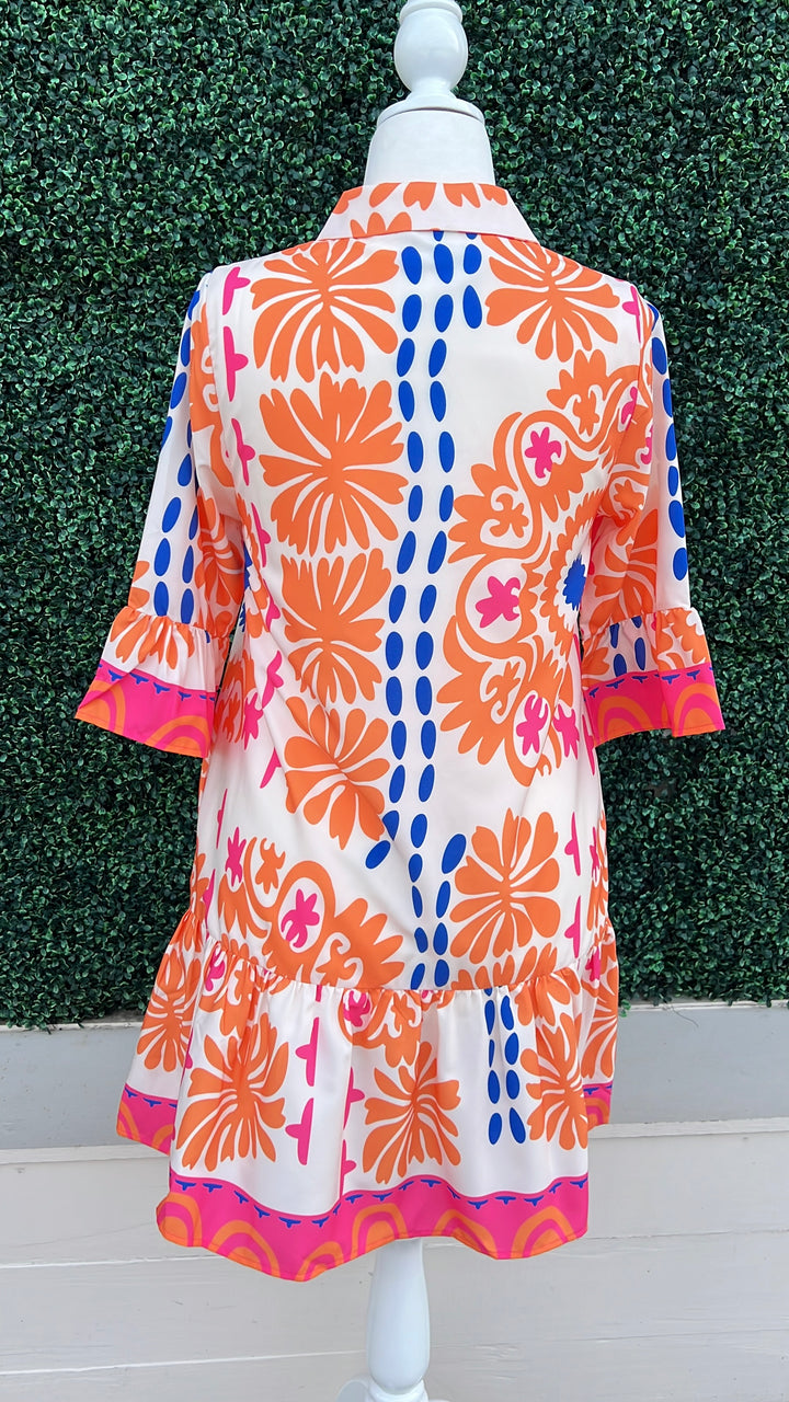 Bold Summer Print Dress