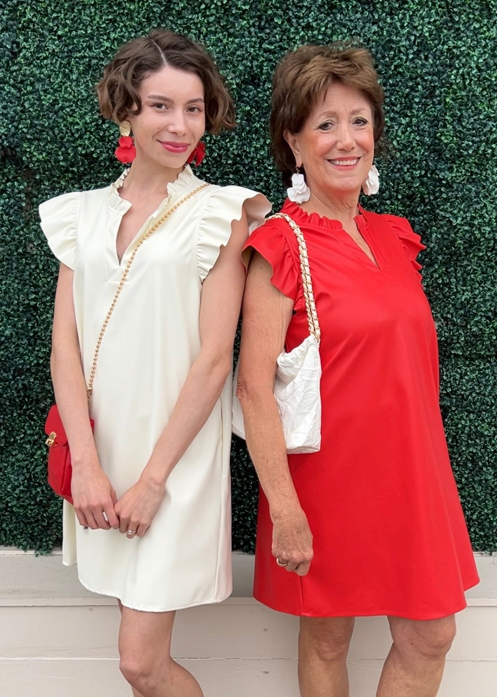 Vegan Flutter Sheath Dress