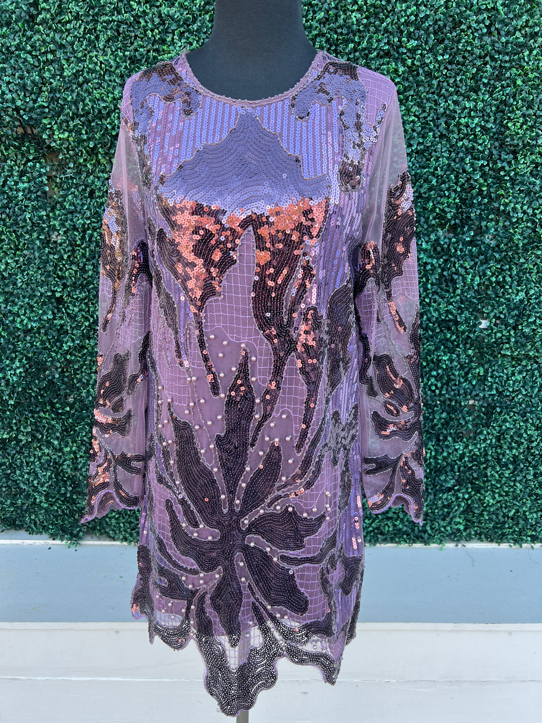 Sugar Plum Beaded Dress