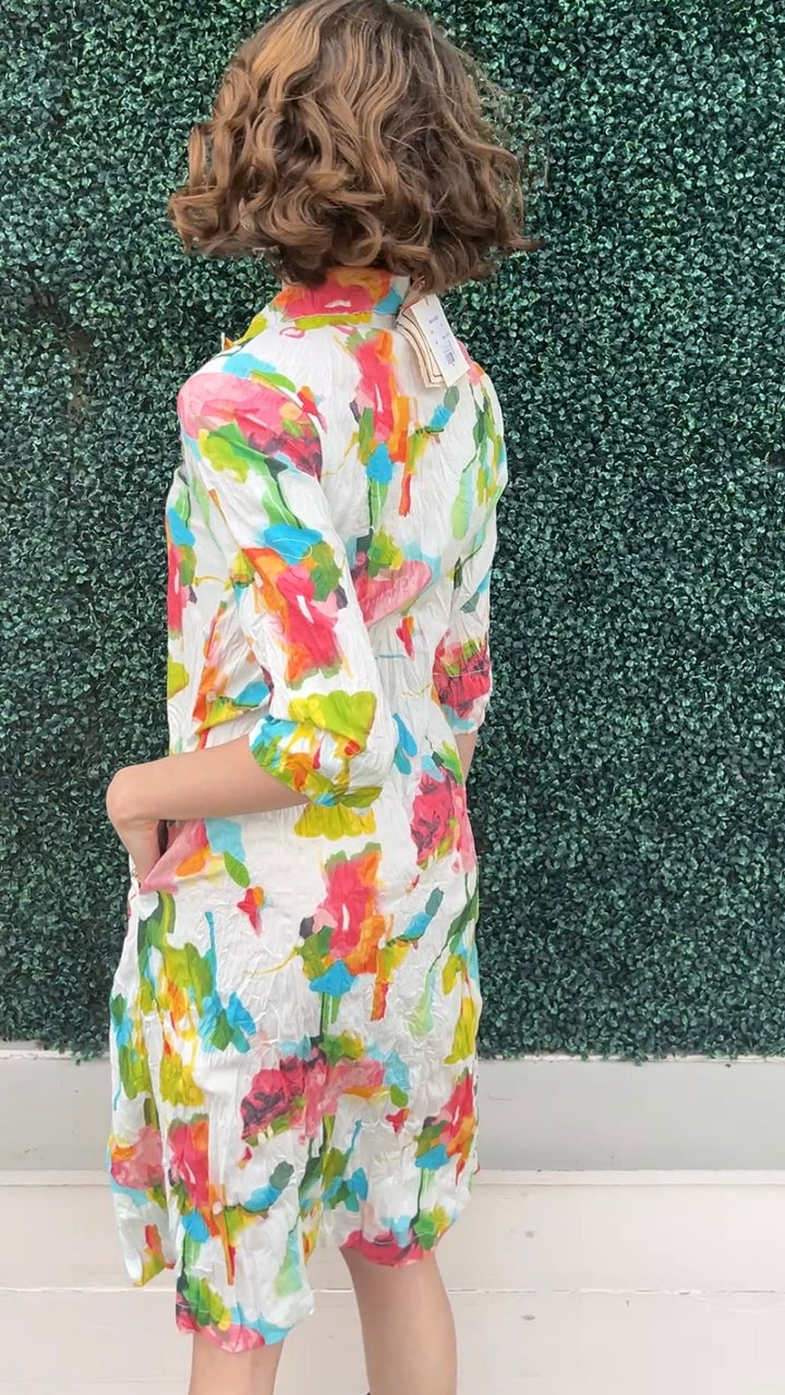 JAL Elbow Shirt Dress