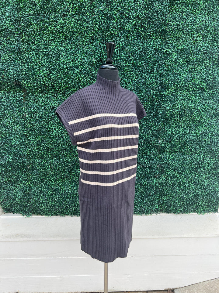 Stripes Sweater Dress