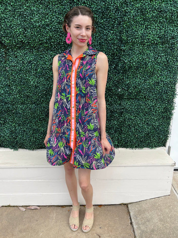 Ribbon Detail Printed Dress Summer Dress Boutique Southern Style