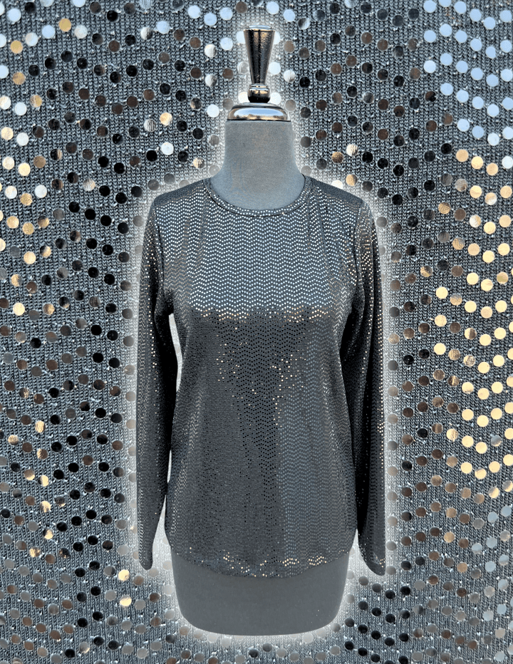 Sparkle Stretch Long Sleeve Top