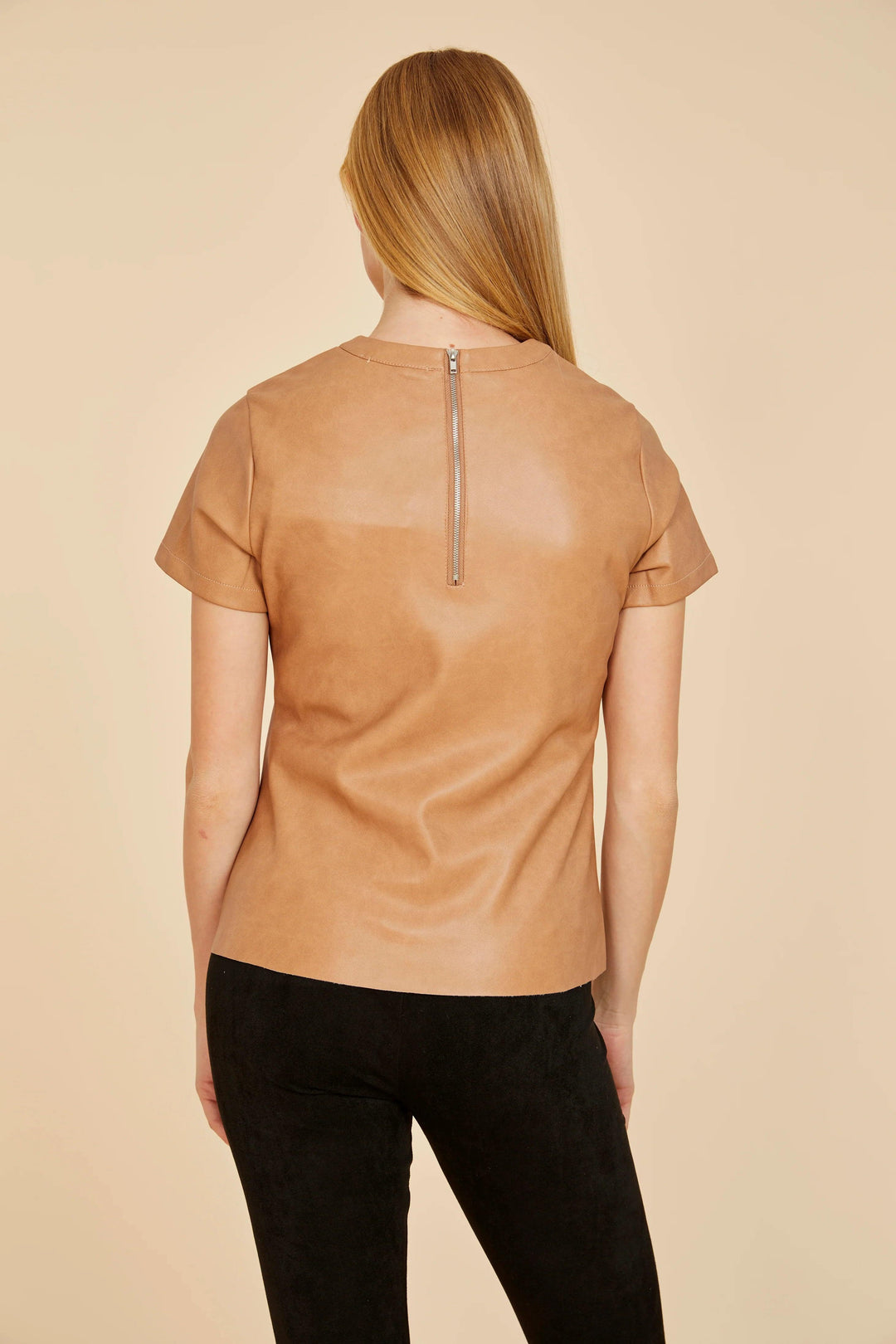 Vegan Leather Tee