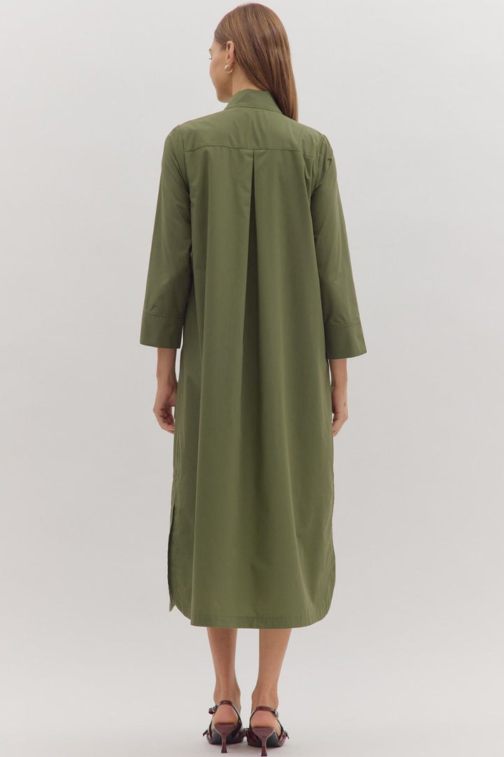 Button Down Maxi Dress
