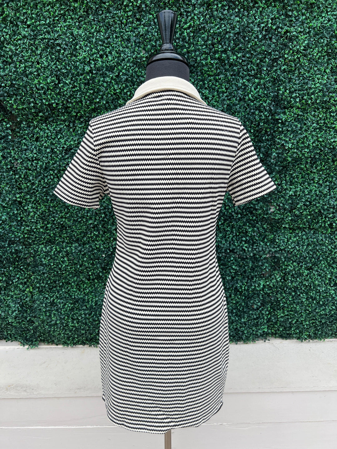 fall 2024 shirt dresses women button up stripe dress cream and black for fall 2024 she and sky