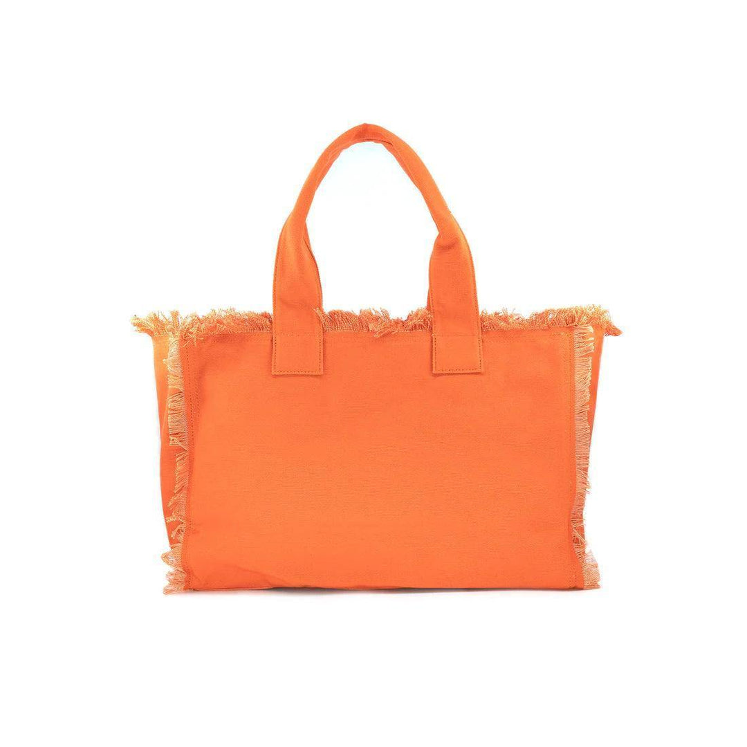 Fringe Canvas Tote Bag - Très Chic
