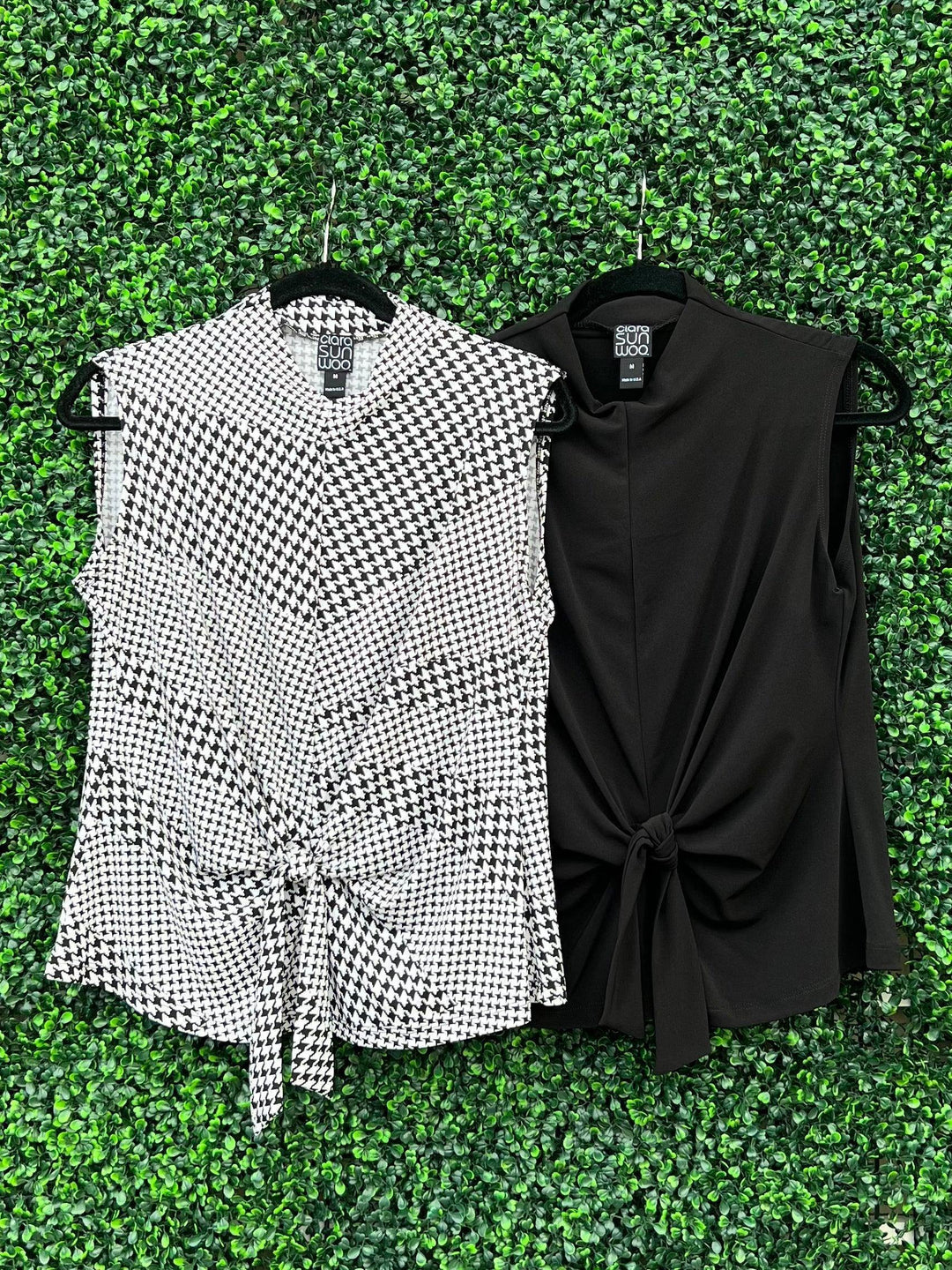 black and white tie tops in Houston area