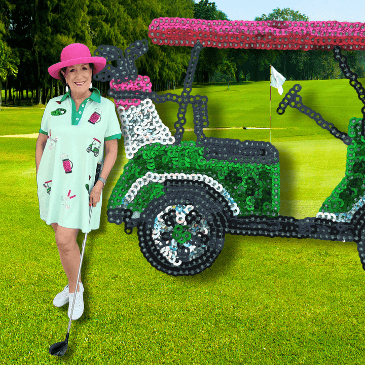 Golf Sequins Polo Dress
