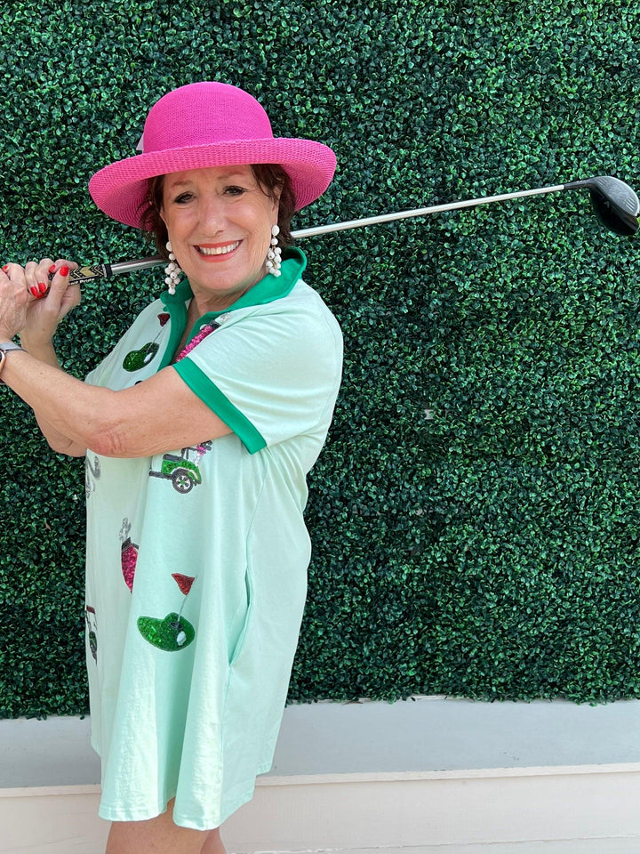 Golf Sequins Polo Dress