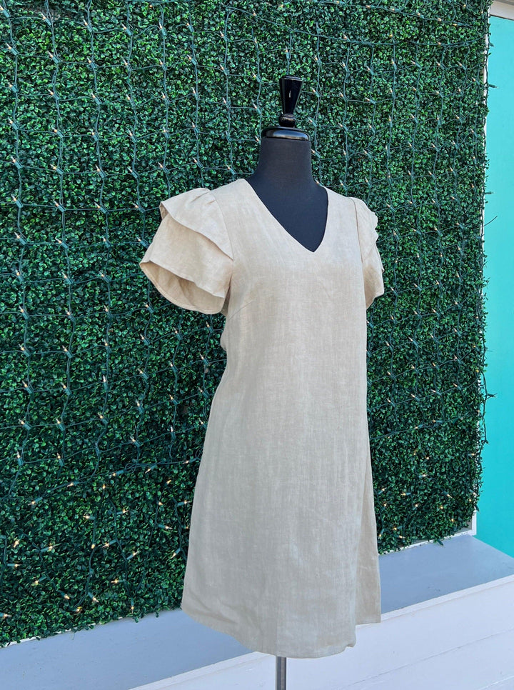 Linen natural color Dolce Cabo brand tres chic best women&