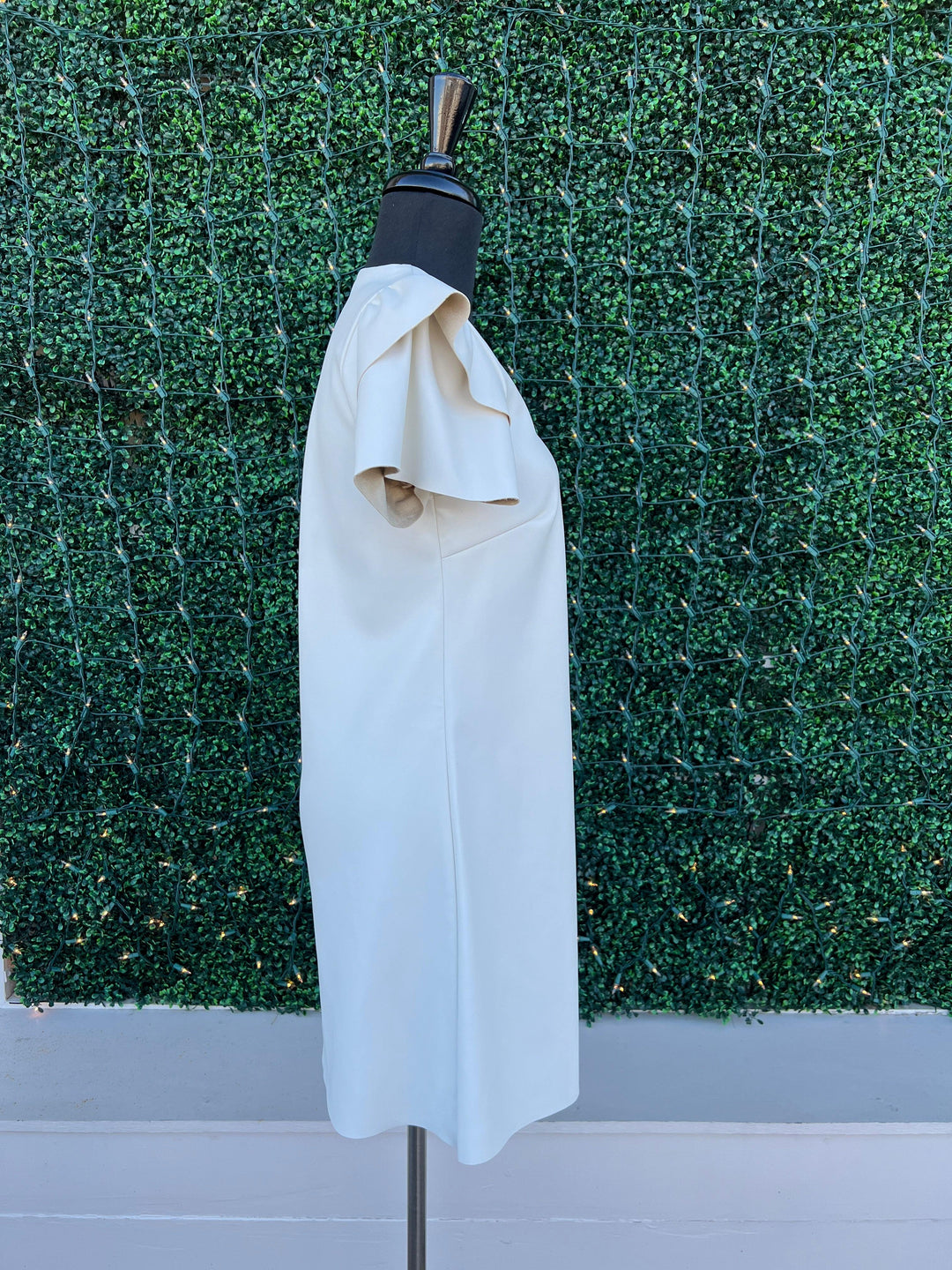 Pleather Flutter Dress