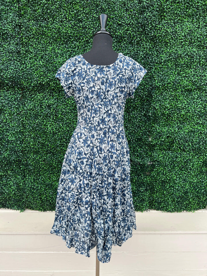 dress addict cotton colorful prints dresses boutique tres chic- midi with pockets