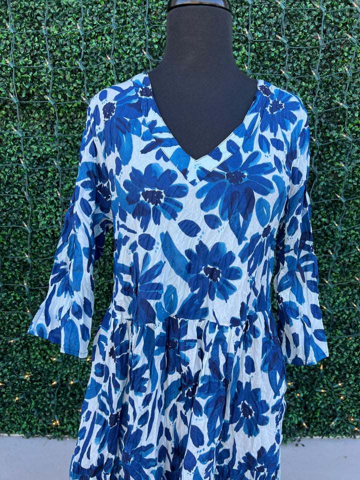 dress addict brand 100% cotton dresses floral print Tres Chic Boutique JOK