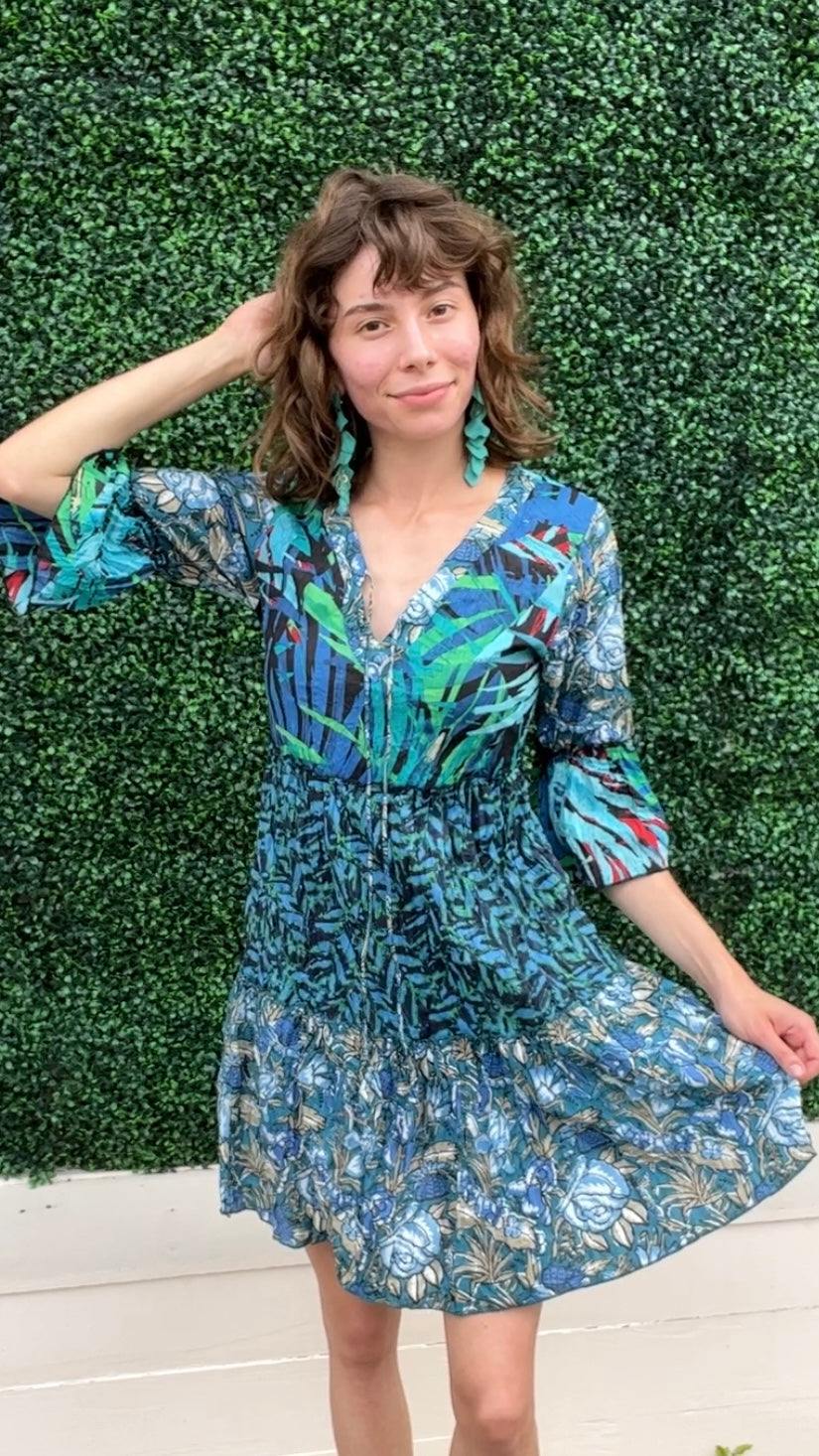 vibrant print dresses faltter vaction outfits for women over 50 dress addict