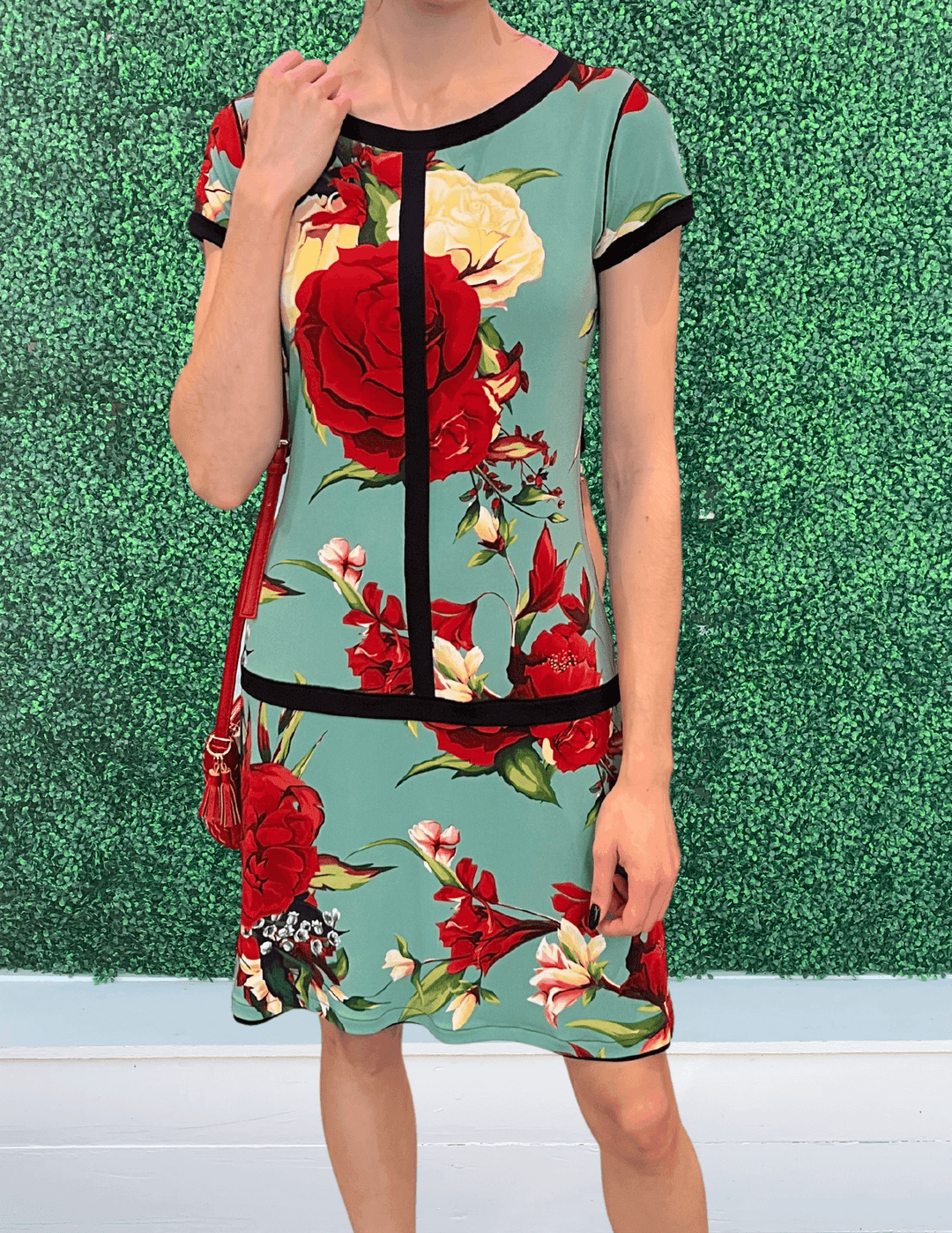 Floral Banded Dress