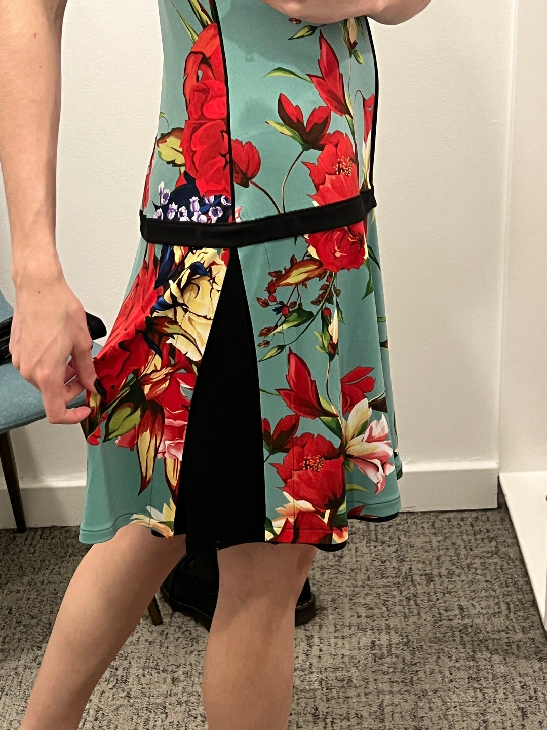 Floral Banded Dress