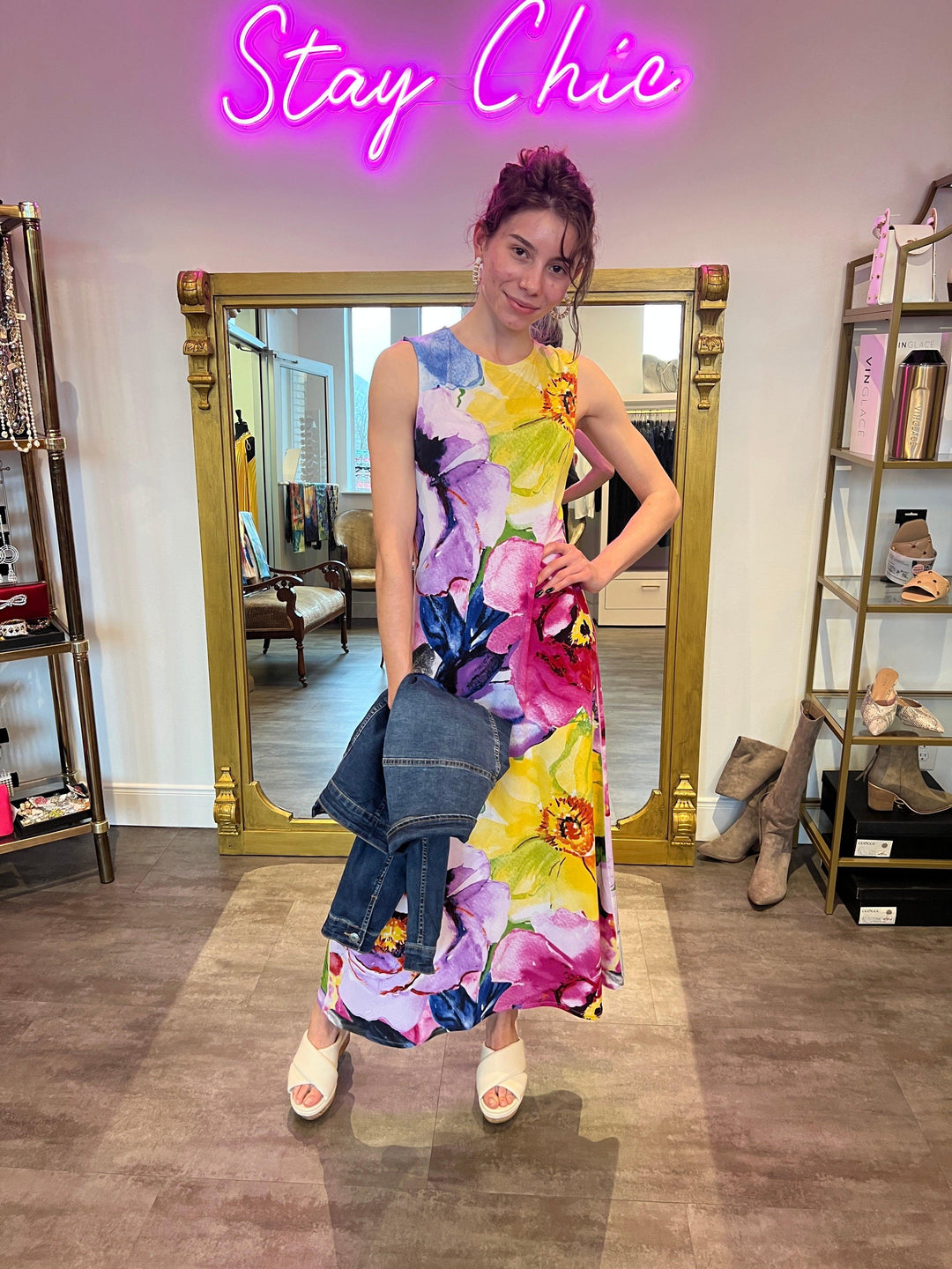 eva varro large floral maxi spring summer tre chic