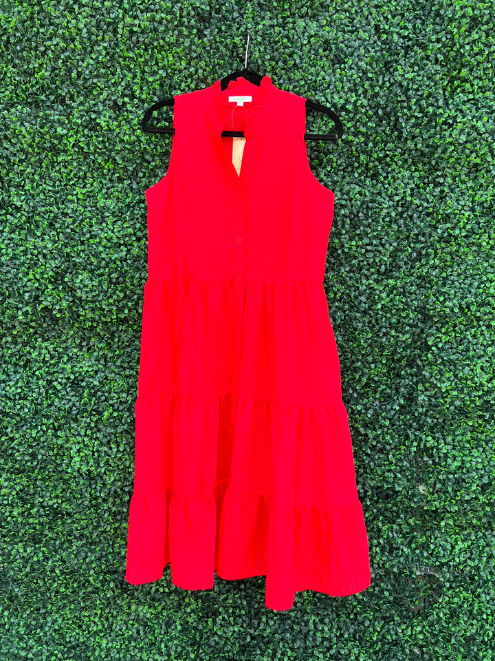 tres chic houston texas red midi dress jade and joy joy