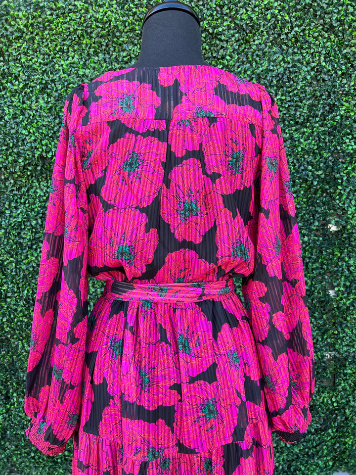 tres chic clothing floral maxi dress
