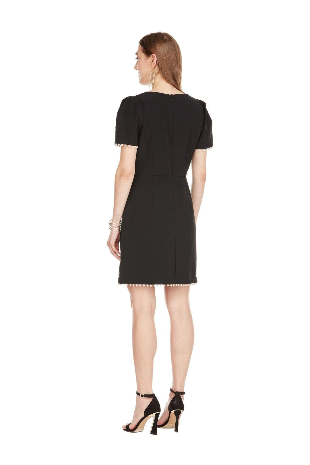 Pearl Crepe Dress jade and joy joy online store tres chic boutique black