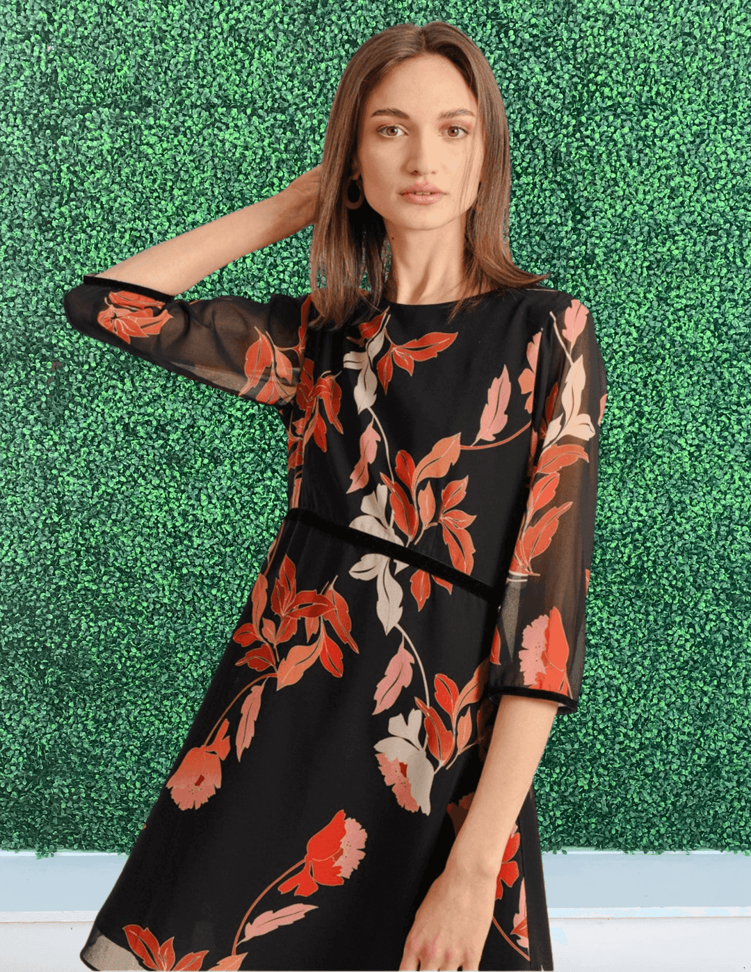 senior women dresses for fall that cover arms