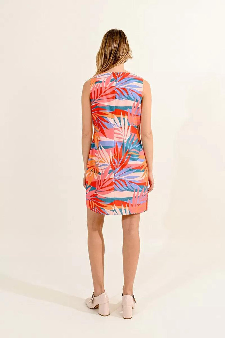 Palm Leaf Sheath Dress