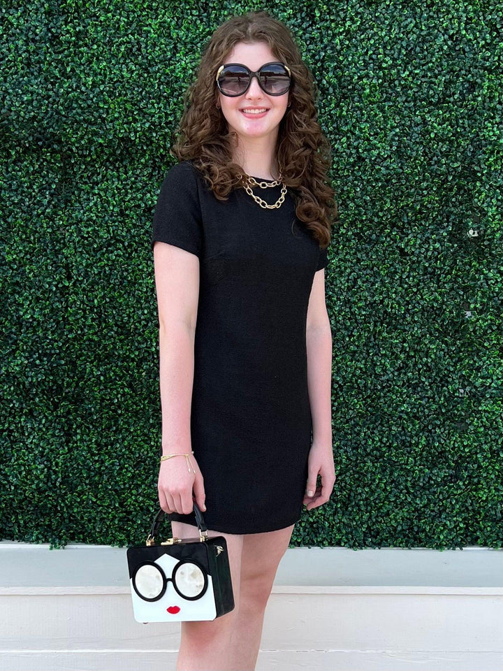 Houston boutiques dresses tweed black