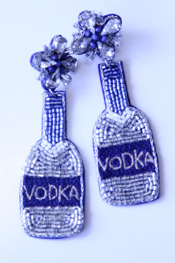 Vodka Beaded Earrings - Très Chic