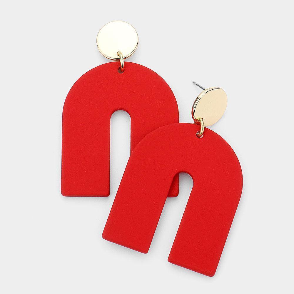 Arched Dangle Earrings - Très Chic