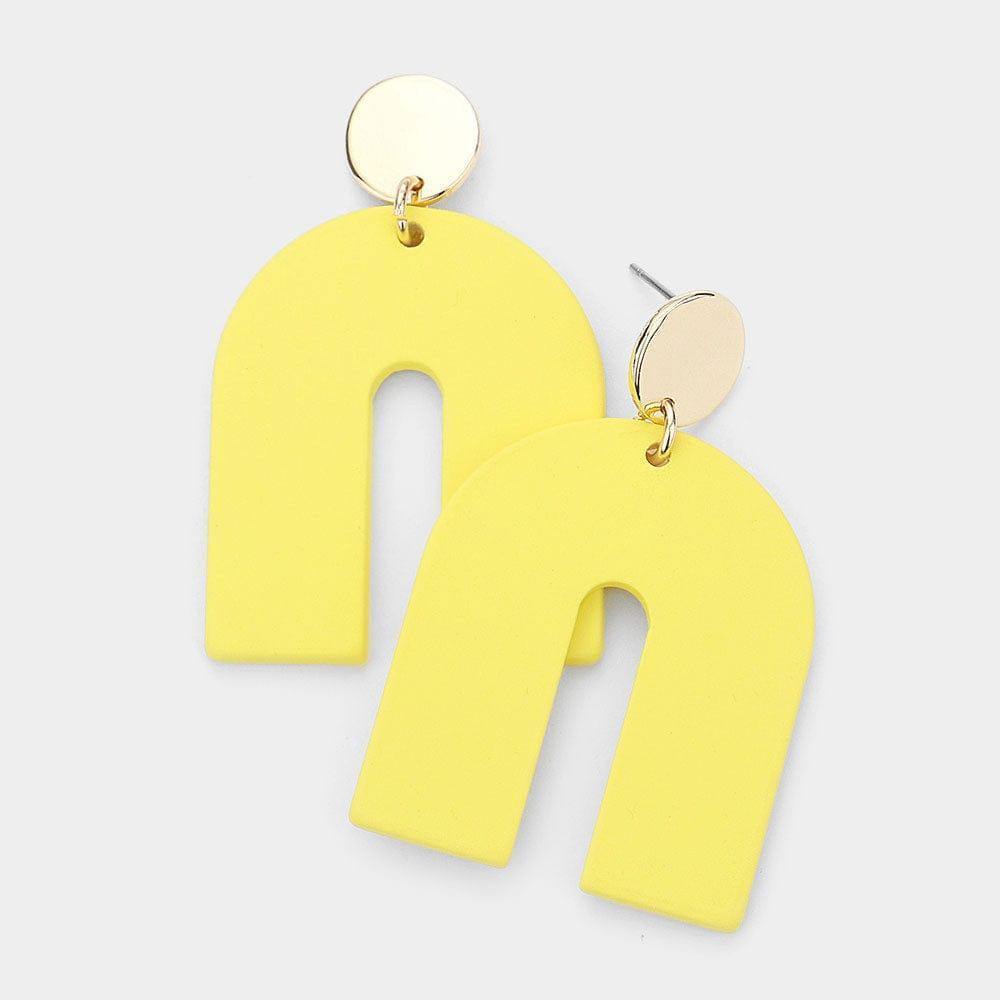 Arched Dangle Earrings - Très Chic