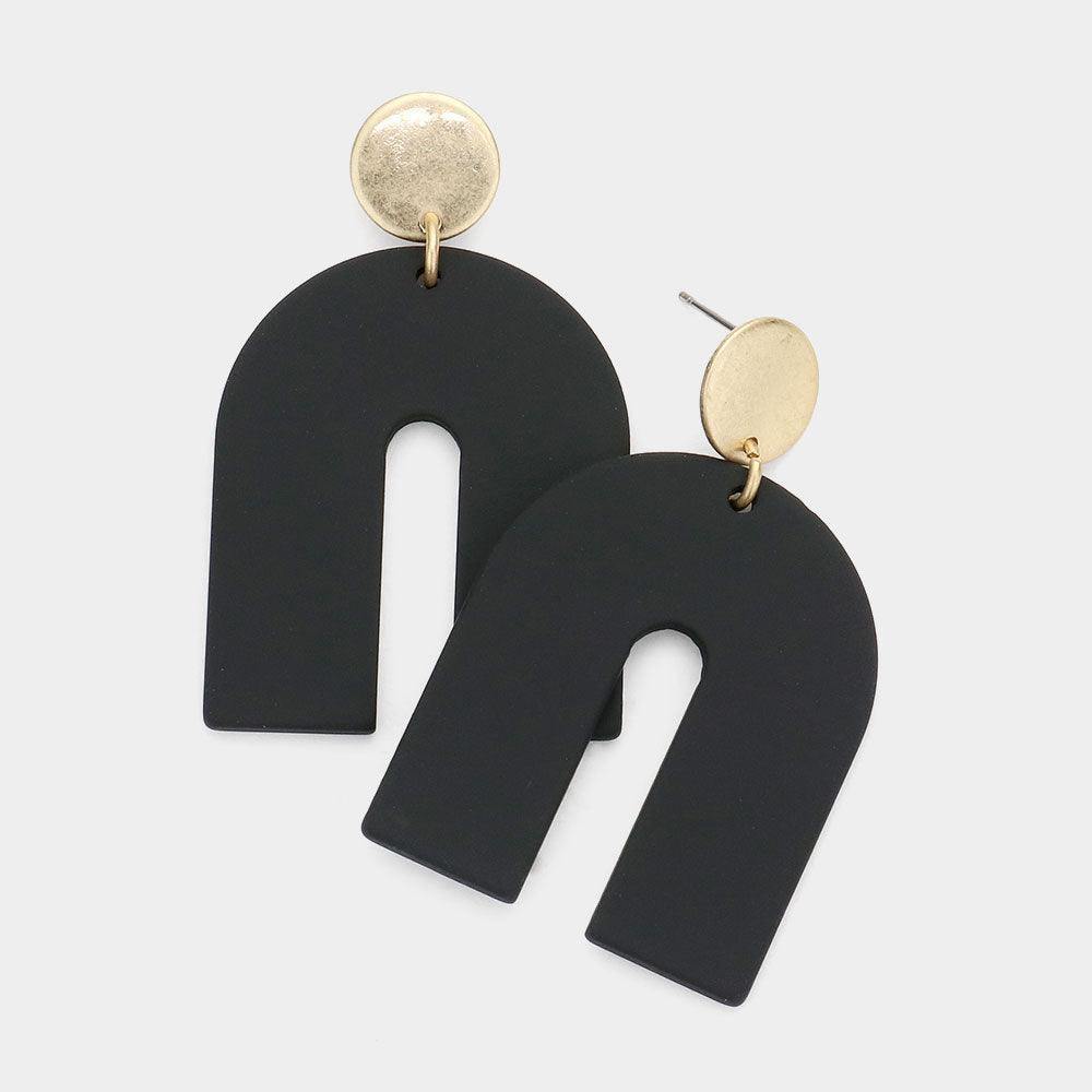 Arched Dangle Earrings - Très Chic