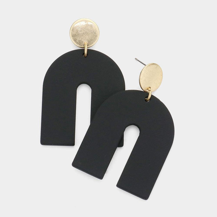 Arched Dangle Earrings - Très Chic