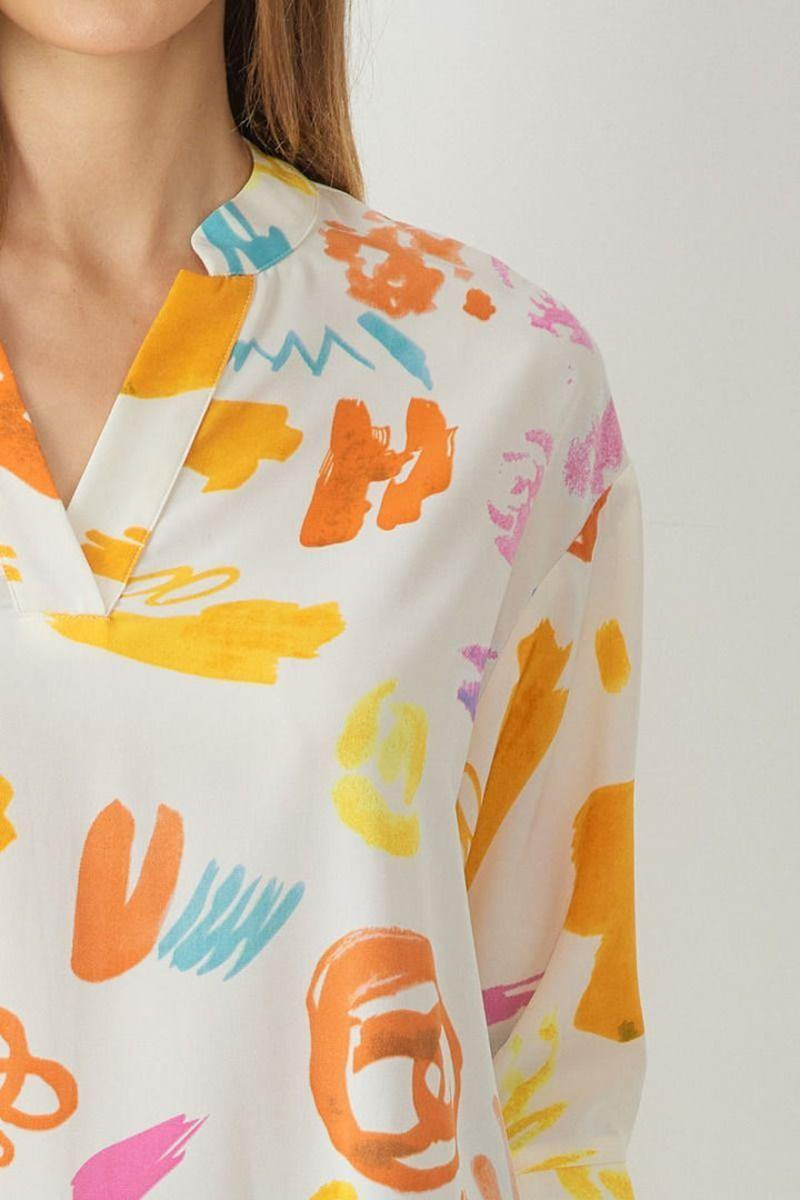 Finger Paint Hi-Lo Top