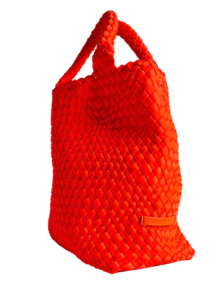 tres chic houston Woven Neoprene Tote- 2 Handle inexpensive 
