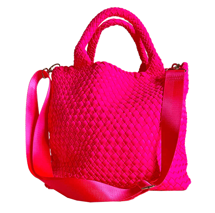 tres chic houston Woven Neoprene Tote- 2 Handle inexpensive houston