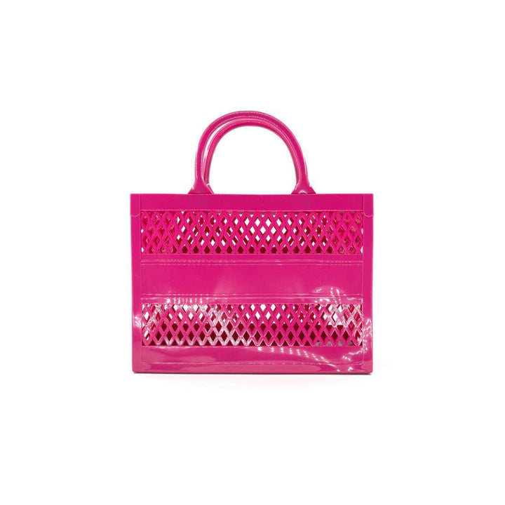 Jelly Perforated Tote (6 Colors) - Très Chic
