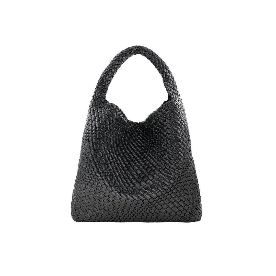 Large Woven Hobo Bag - Très Chic